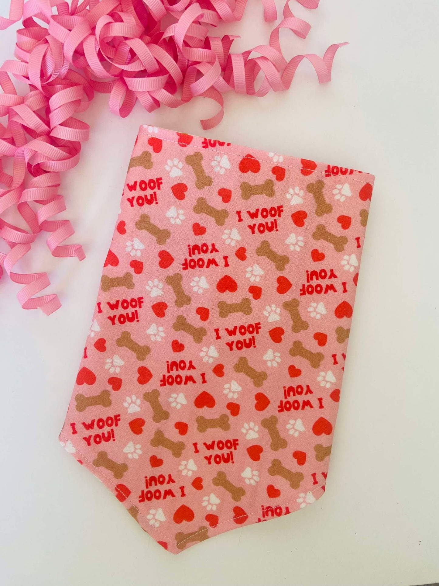 I Woof You Pet Bandanna