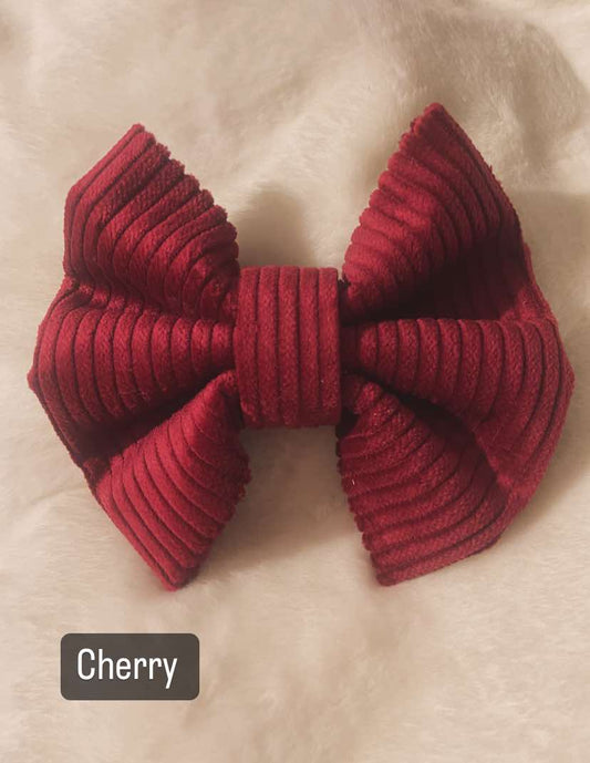 Cozy Cord Bow | Pet Bow Tie