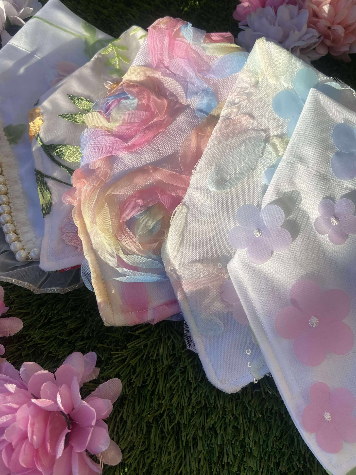 Wild Spring Over the Collar Pet Bandanna