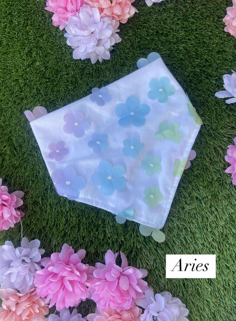 Wild Spring Over the Collar Pet Bandanna
