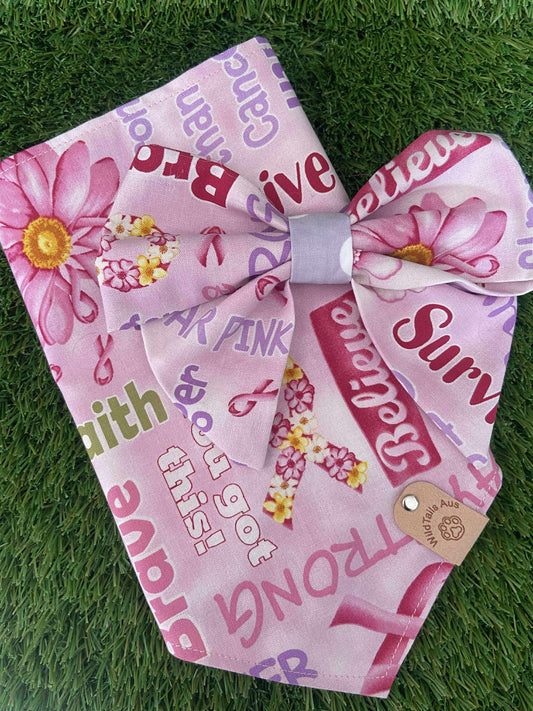 Breast Cancer Awareness- Stronger than Cancer Bandanna