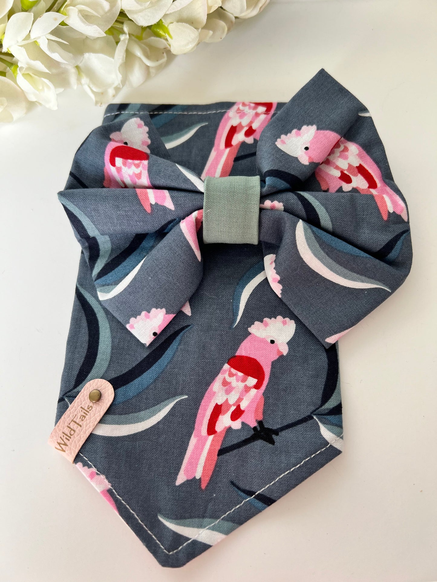 Flaming Galah Pet Bandanna