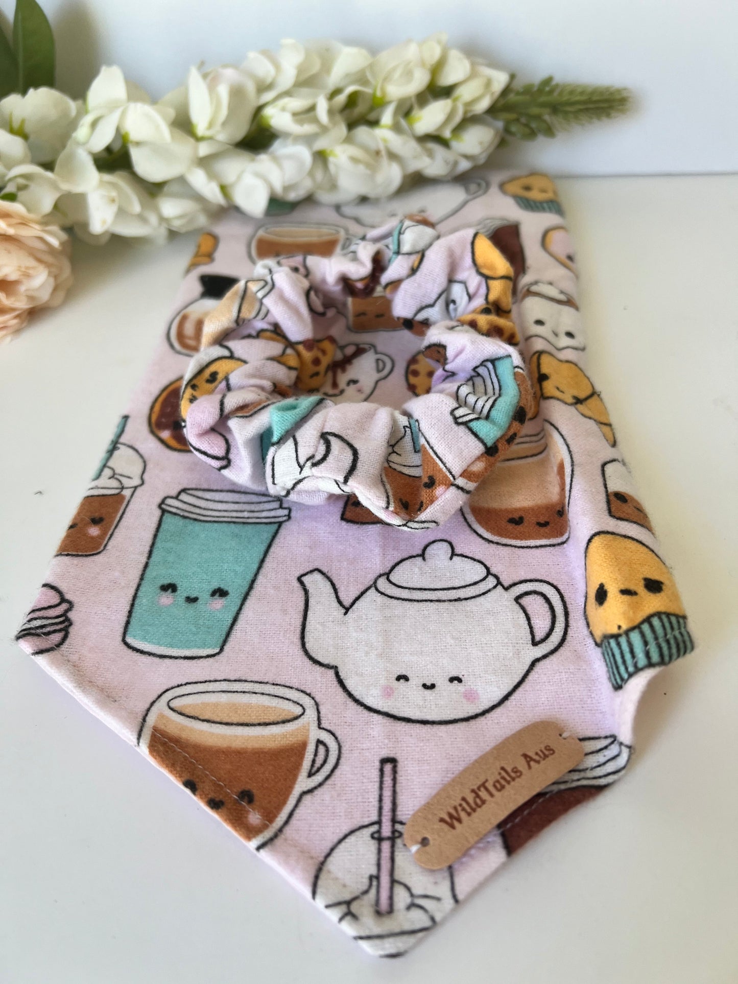 Snack Time Flannel Bandanna