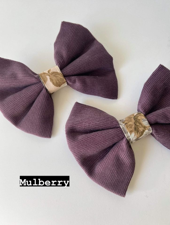 Cozy Cord Bow | Pet Bow Tie