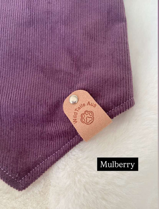 Cozy Cord Pet Bandanna