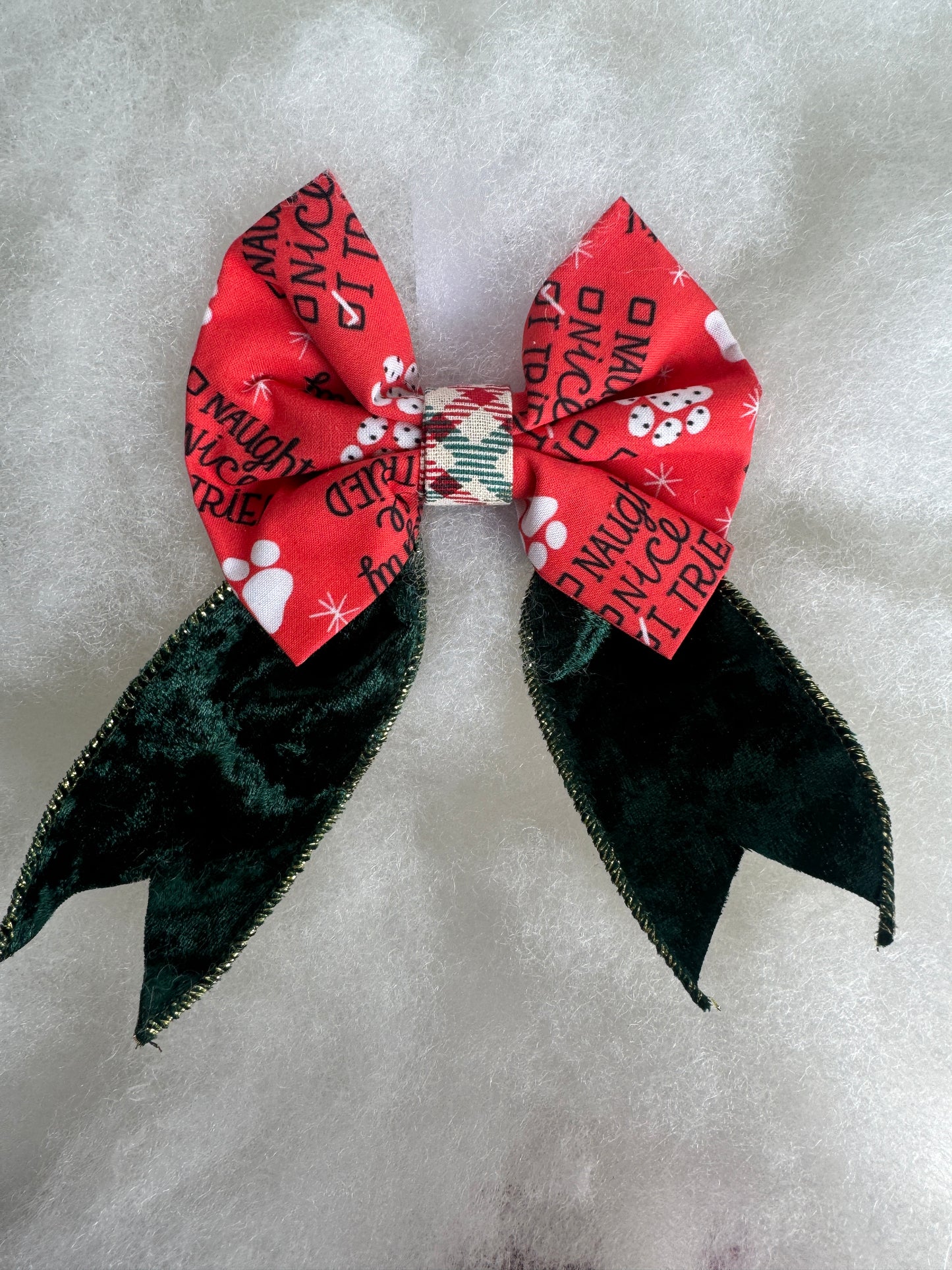 Christmas Sailor Bow | Pet Bow Tie