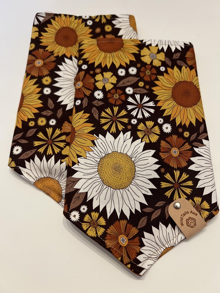 Campfires and Camomile Floral Pet Bandana