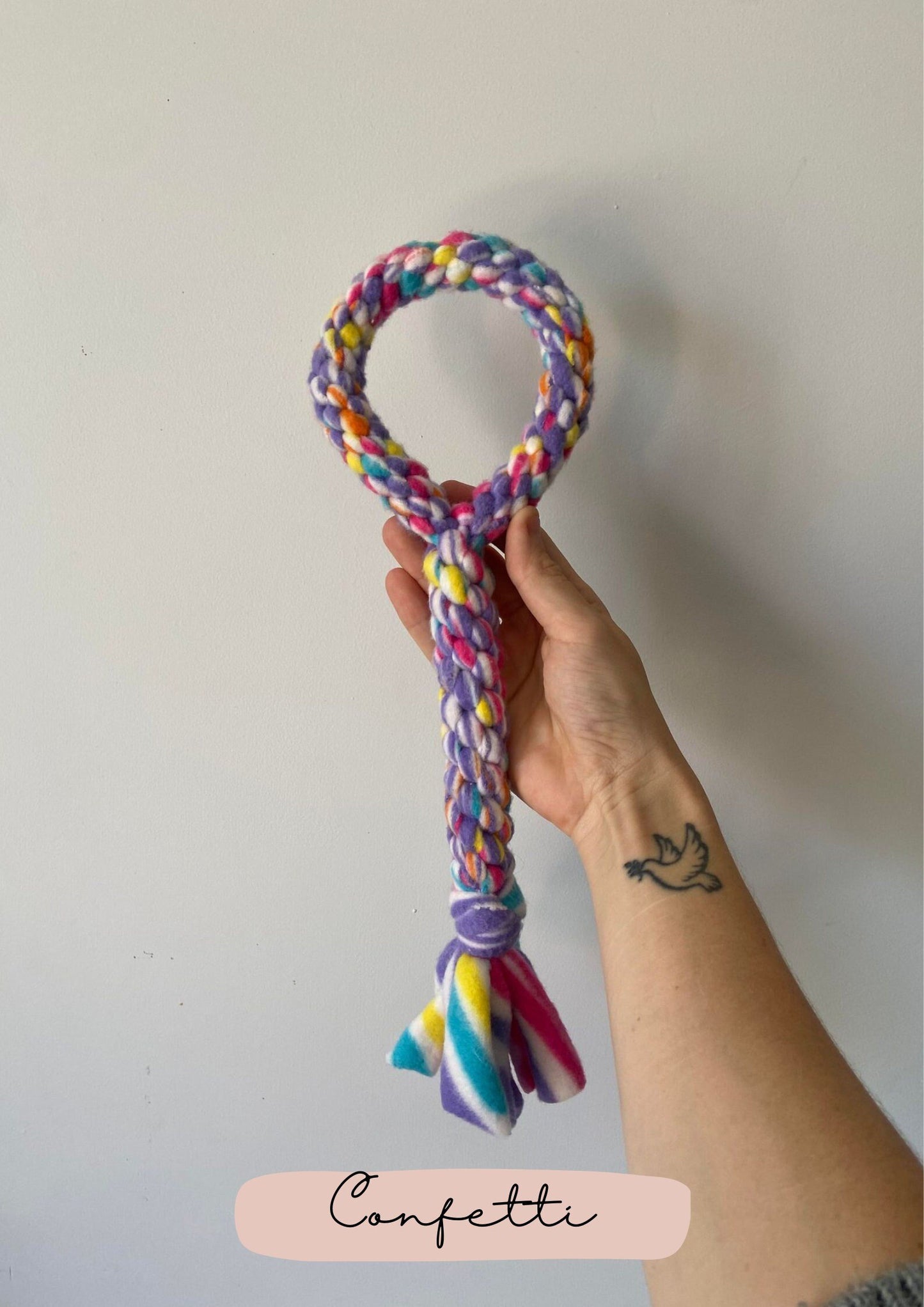 Dog Tug Toy Rope with Handle